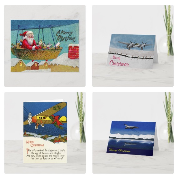 Aviation Christmas Cards