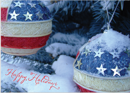 Patriotic Christmas Cards